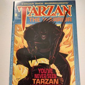 TARZAN #1 (MARCH 1992) EDGAR RICE BURROUGHS PAINTED COVER BY MARC HEMPEL/ BISLEY